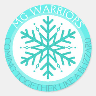 Myasthenia Gravis No Two Snowflakes sticker