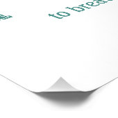 Myasthenia Gravis Perfect Poster (Hoek)