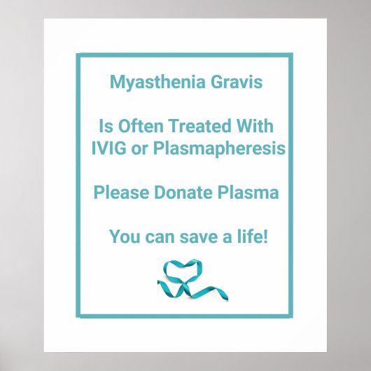Myasthenia Gravis Poster (Voorkant)