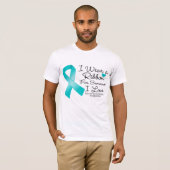 Myasthenia Gravis Ribbon voor iemand van wie ik ho T-shirt (Voorkant volledig)