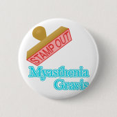 Myasthenia Gravis Ronde Button 5,7 Cm (Voorkant)