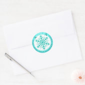 Myasthenia gravis sneeuwvlok krijger sticker (Envelop)