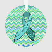 Myasthenia Gravis Snowflake kerstversiering Ornament (achterkant)