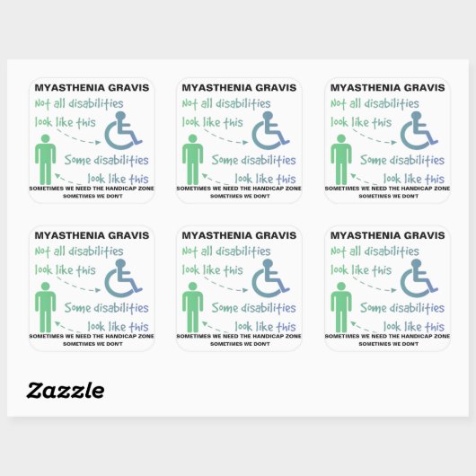 Myasthenia Gravis STICKER (Vel)