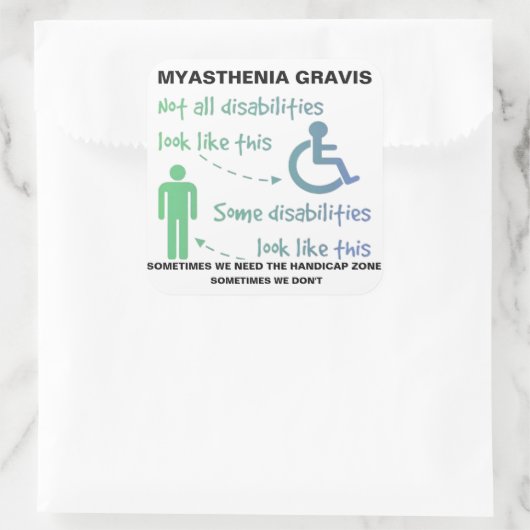Myasthenia Gravis STICKER (Tas)