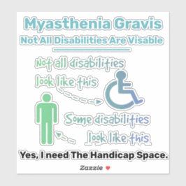 Myasthenia Gravis Sticker