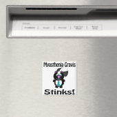 Myasthenia Gravis Stinks Skunk Awareness Design Magneet (Insitu (Vaatwasser))