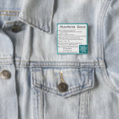 Myasthenia Gravis Vierkante Button 5,1 Cm (In situ)