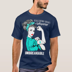 Myasthenia Gravis Warrior onbreekbaar bewustzijn T-shirt