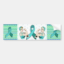 Myasthenia gravis Women Awareness Bumpersticker