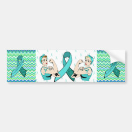 Myasthenia gravis Women Awareness Bumpersticker