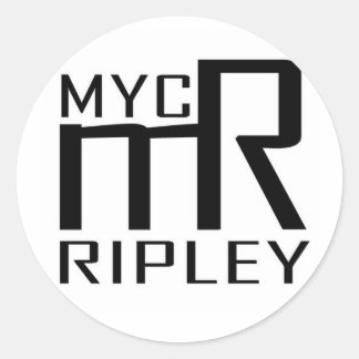 Myc Ripley logo Ronde Sticker