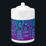 Myceense Grieks geïnspireerd blauw paar theepot<br><div class="desc">Decoratief en kleurrijk, zal dit paar aangenaam gezelschap bij uw volgende verhandeling zijn! Met een kalm en koel kleurenschema voegt deze theepot een opvallend accent toe aan uw keuken en eetkamer. Je kunt deze theepot ook koppelen met mokken die beschikbaar zijn op linearbcreations, waardoor het een complete set wordt. Het...</div>