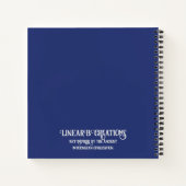 Myceense Grieks geïnspireerd Blue Gossips Notitieb Notitieboek (Achterkant)