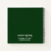 Myceense Grieks geïnspireerd door Green Bird Notit Notitieboek (Achterkant)