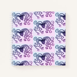 Myceense Grieks geïnspireerd kleurrijk Octopus Not Notitieboek