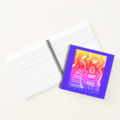 Myceense Grieks geïnspireerd Kleurrijk Paar Notiti Notitieboek (Binnen)