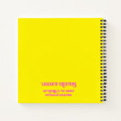 Myceense Grieks geïnspireerd kleurrijk Vogel Notit Notitieboek (Achterkant)