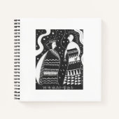 Myceense Grieks geïnspireerd moeder & dochter Noti Notitieboek (Voorkant)