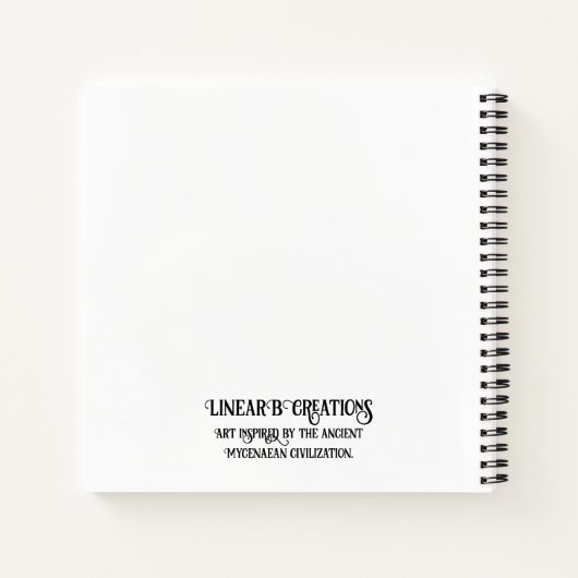 Myceense Grieks geïnspireerd moeder & dochter Noti Notitieboek (Achterkant)