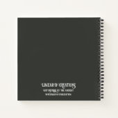 Myceense Grieks geïnspireerd paar Notitieboek (Achterkant)