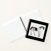 Myceense Grieks geïnspireerd Paard Notitieboek (Binnen)