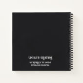 Myceense Grieks geïnspireerd Vogel Notitieboek (Achterkant)