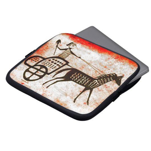 Myceense Grieks geïnspireerde Charioteer Laptop Ho Laptop Sleeve (Voorkant top)