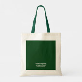Myceense Grieks geïnspireerde Groene Vogel Canvas  Tote Bag (Achterkant)
