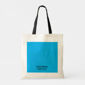 Myceense Griekse geïnspireerde blauwe octopus Canv Tote Bag (Achterkant)