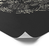 Mycelia het originele retro ontwerp van WWW Poster (Hoek)