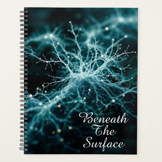 Mycelium Netwerk Kunst | Diepe ecologische verbind Planner (Voorkant)