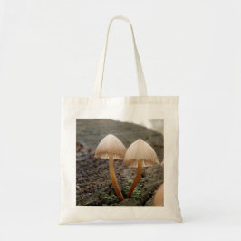 Mycena inclinata Mushroom Canvas tas