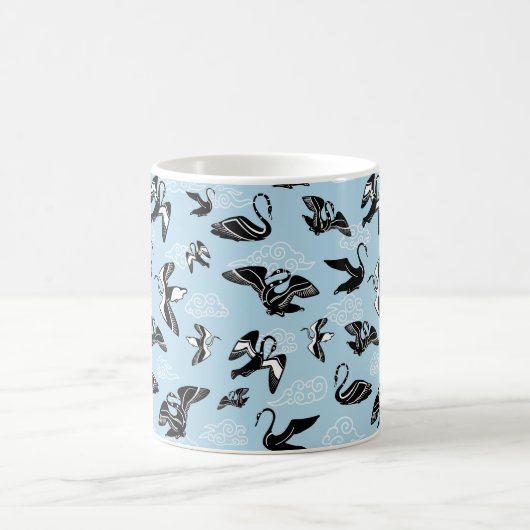 Mycenaean Geïnspireerd Grieks decoratief vogelpatr Koffiemok (Center)