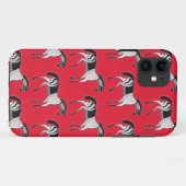 Mycenaean Greek Inspired Red Horse iPhone Case (Achterkant (horizontaal))