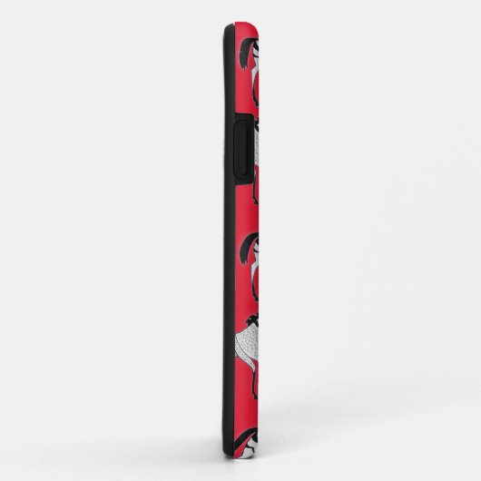 Mycenaean Greek Inspired Red Horse iPhone Case (Achterkant/rechts)