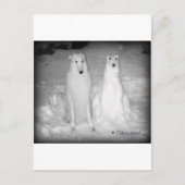 Mychtar en Zijne Snowdog. :) Feestdagenkaart (Voorkant)