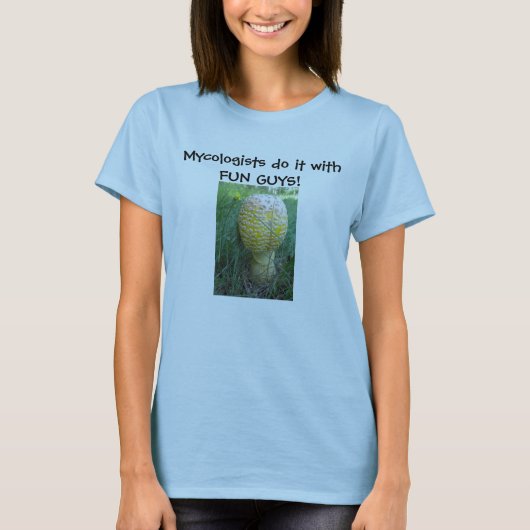 Mycologen doen het met FUN GUYS. T-shirt (Voorkant)
