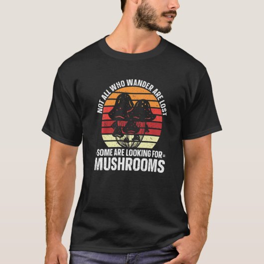 Mycologie Foraging Fungi paddenstoel Hunter Mushro T-shirt (Voorkant)