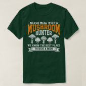 Mycologie Foraging Fungi paddenstoel Hunter Mushro T-shirt (Design voorkant)