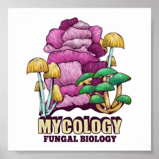 Mycologie Fungale Biologie Poster (Voorkant)