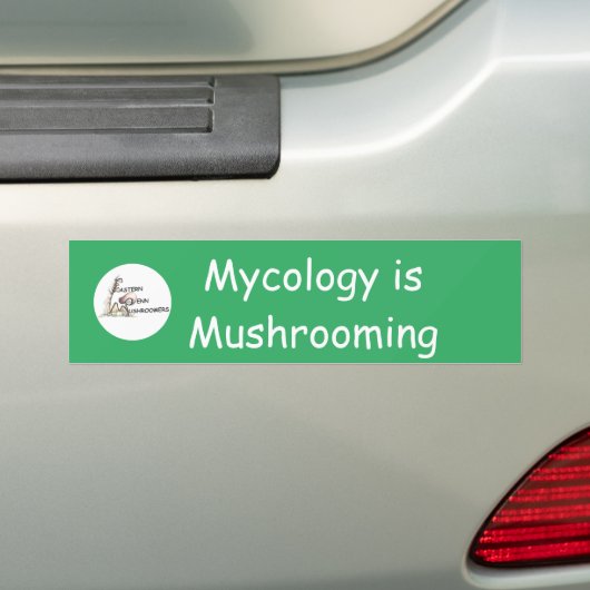 Mycologie is paddenstoel bumpersticker (Op auto)