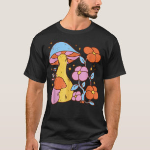 Mycologie kleurrijke paddenstoelen voor heupen en  t-shirt