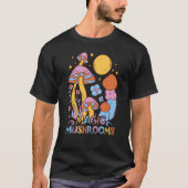 Mycologie kleurrijke paddenstoelen voor Hippies A T-shirt (Voorkant)