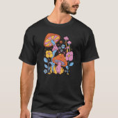 Mycologie kleurrijke paddenstoelen voor Hippies A T-shirt (Voorkant)