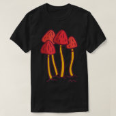 Mycology Fungi Foraging Mushroom Whisperer Red Shr T-shirt (Design voorkant)