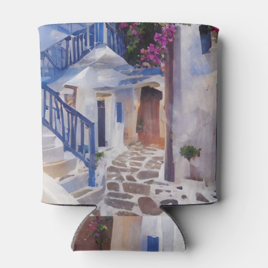 Myconos  coffee mug blikjeskoeler (Achterkant)