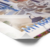 Myconos coffee mug foto afdruk (Hoek)