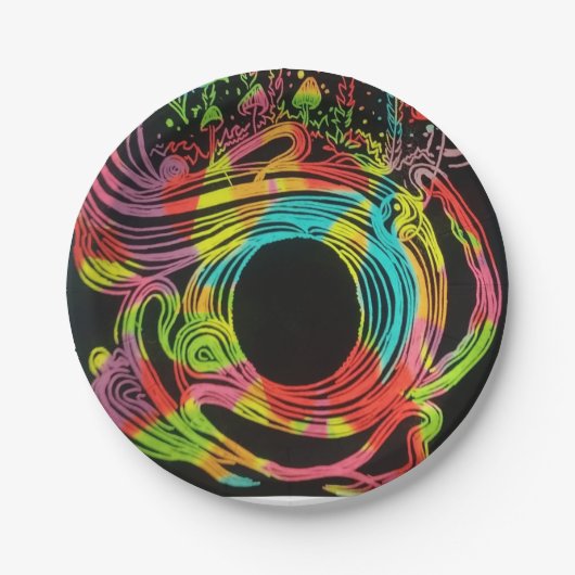 Mycorrhizale schimmels papieren bordje (Voorkant)