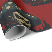 MycoVamp-Bleeding Tooth Fungi Cadeaupapier (Rol Hoek)